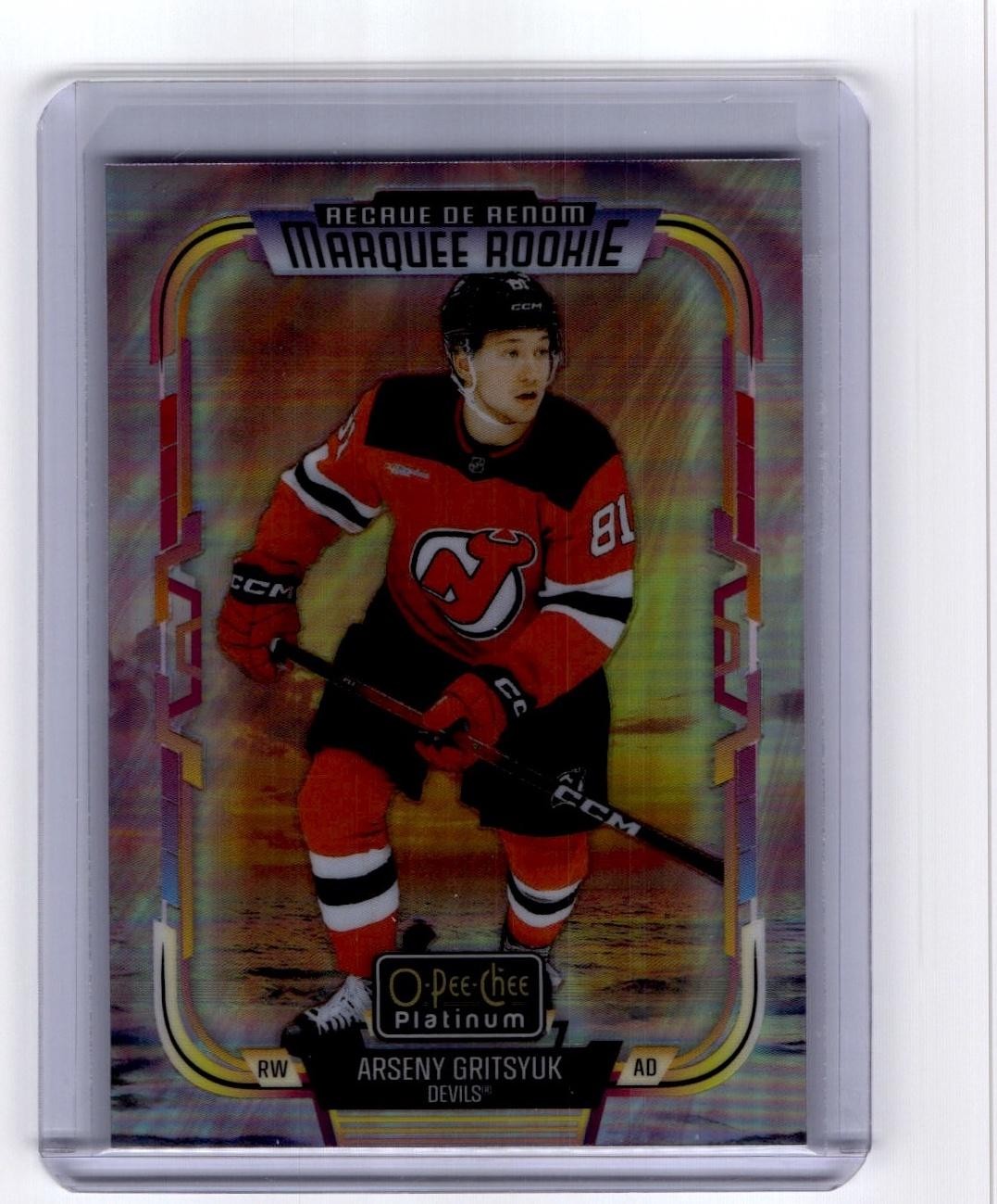 2025-26 O-Pee-Chee Platinum #278 Arseny Gritsyuk Sunset