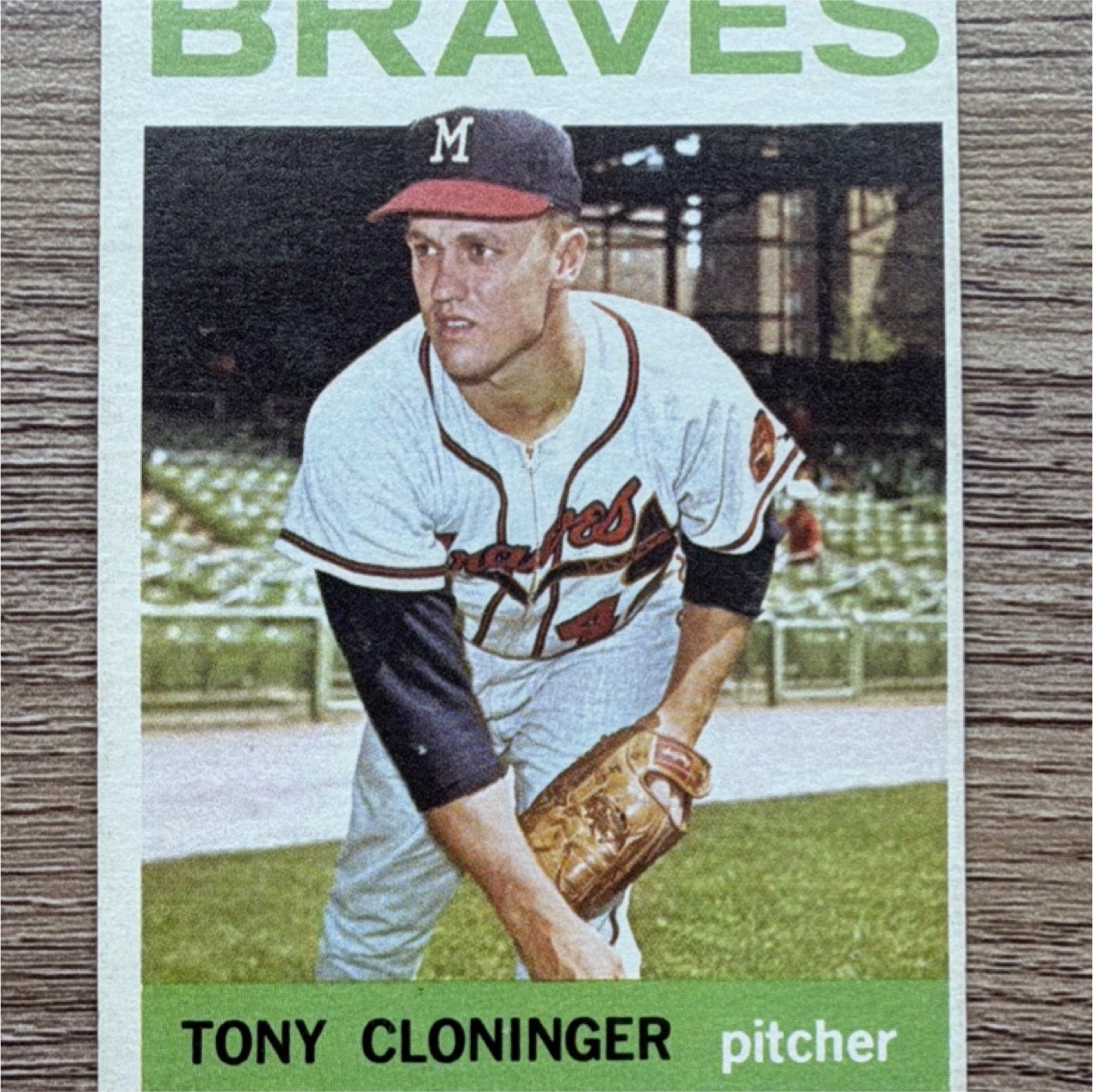 Topps 1964 Tony Cloninger #575 Milwaukee Braves MLB Baseball Card Base Set