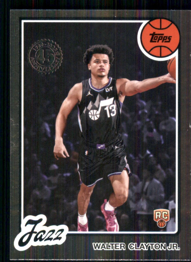2025-26 Topps ’80-81 Topps #80BK-64 Walter Clayton Jr. Utah Jazz 5037