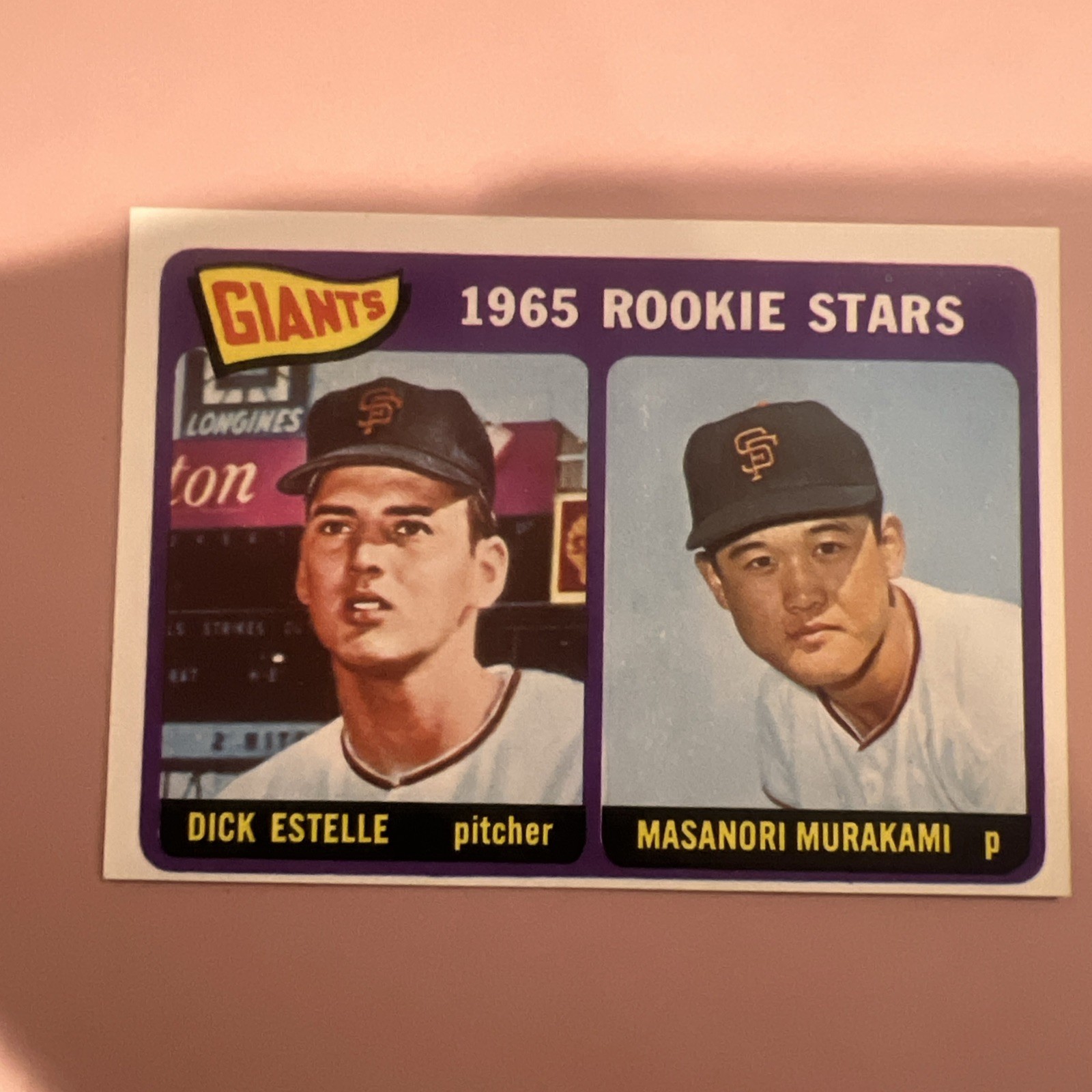1965 TOPPS GIANTS ROOKIE STARS MURAKAMI