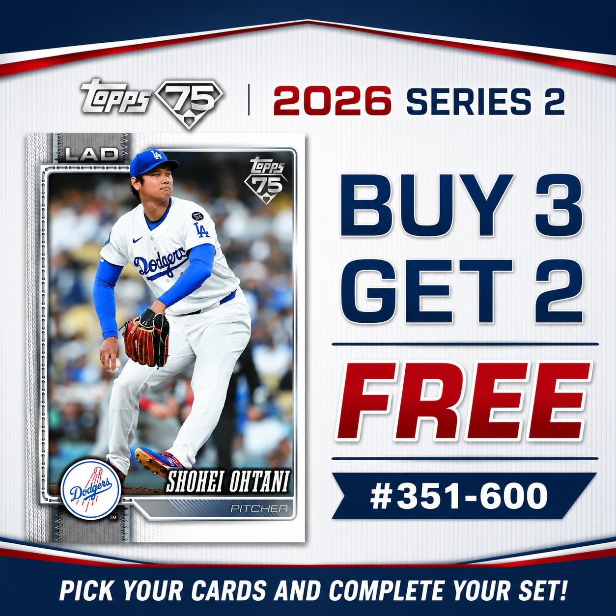 2026 TOPPS SERIES 2 Baseball – Singles #351-600🔥You Pick! Complete Your Set!🔥