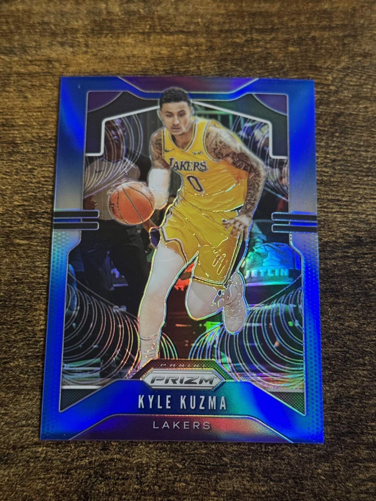 2019-20 Panini Prizm Kyle Kuzma #130 True Blue Prizm /199 SSP Free Ship