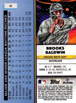 Brooks Baldwin 2025 Topps Chrome Cosmic #45 RC Chicago White Sox