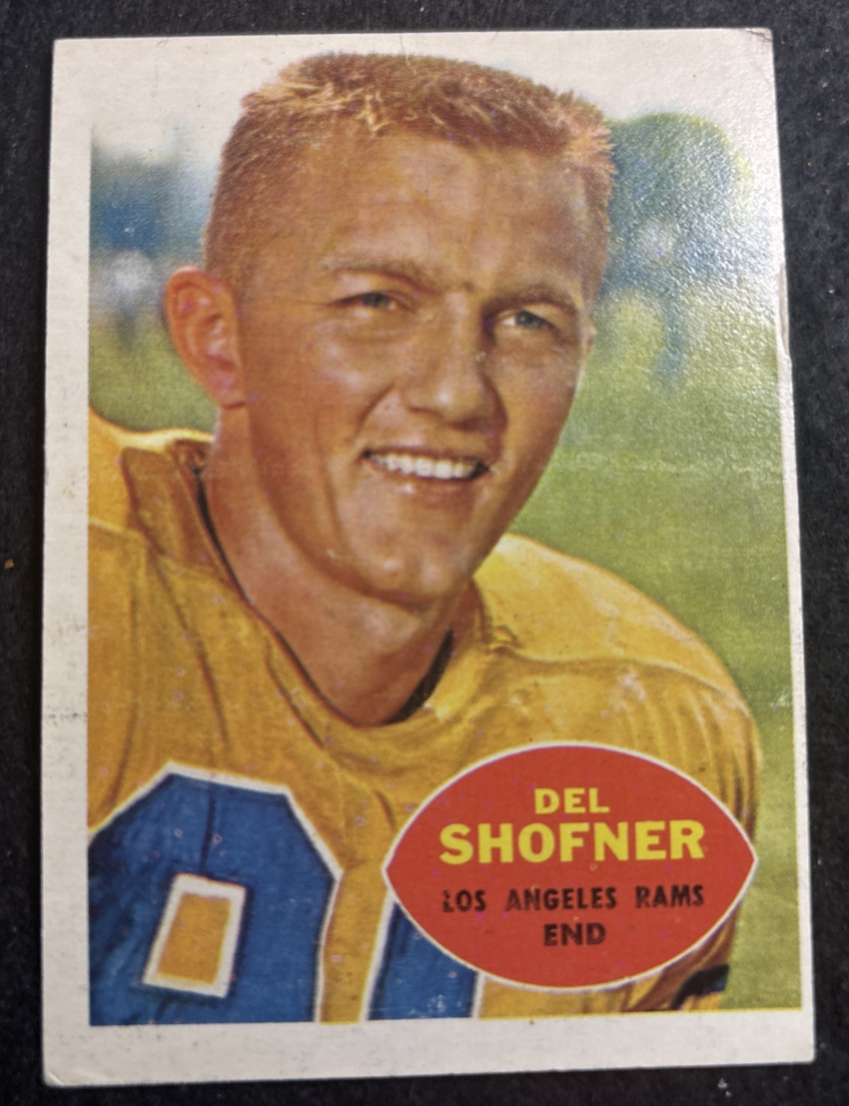 1960 TOPPS # 65 DEL SHOFNER VGEX C 6845 crease