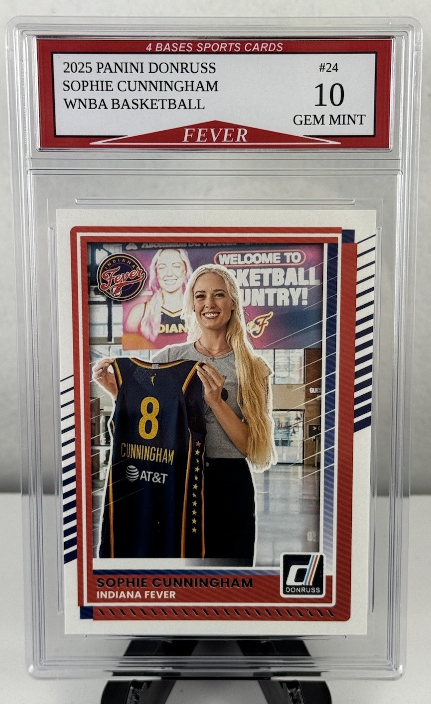 2025 Panini Donruss Sophie Cunningham Indiana Fever Card #24 Gem Mint 10!