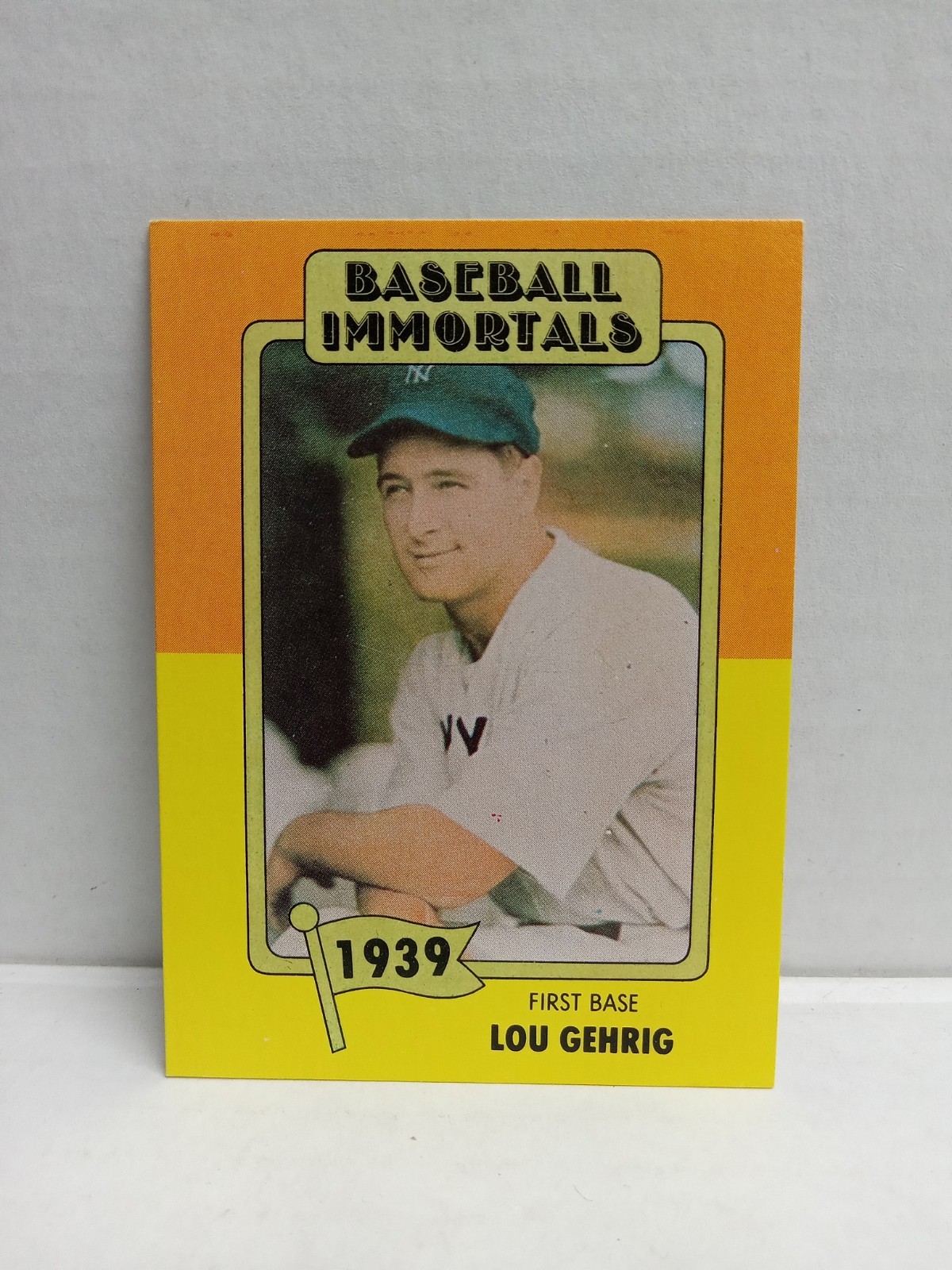 1980-87 SSPC Baseball Immortals Lou Gehrig #22 HOF NM Or Better
