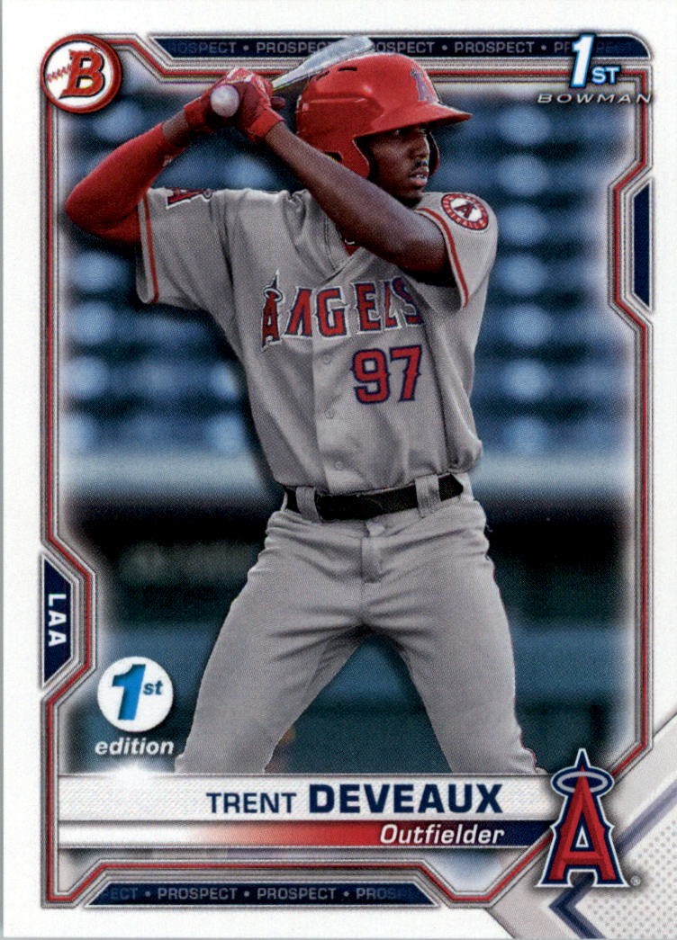 2021 Bowman 1st Edition #BFE94 Trent Deveaux – BB