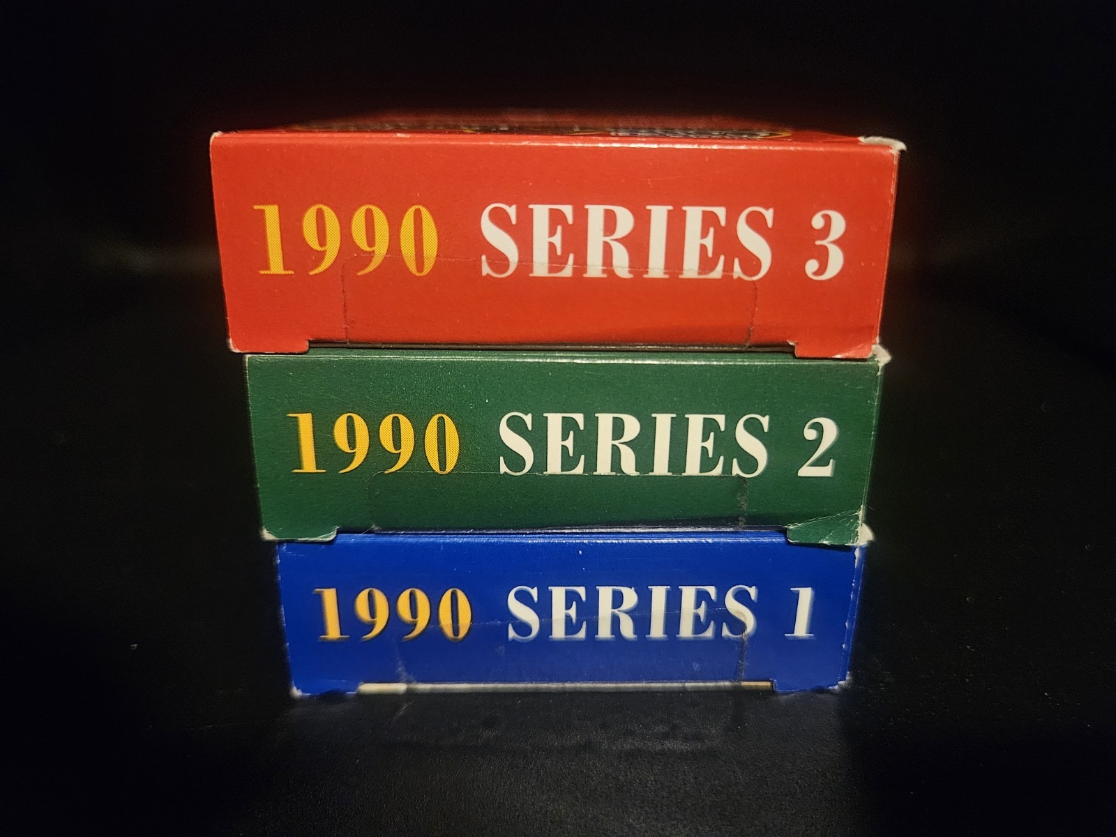 NFL Pro Set Collect A Books: 1990 Complete Series 1, 2, & 3 Factory Sealed Sets