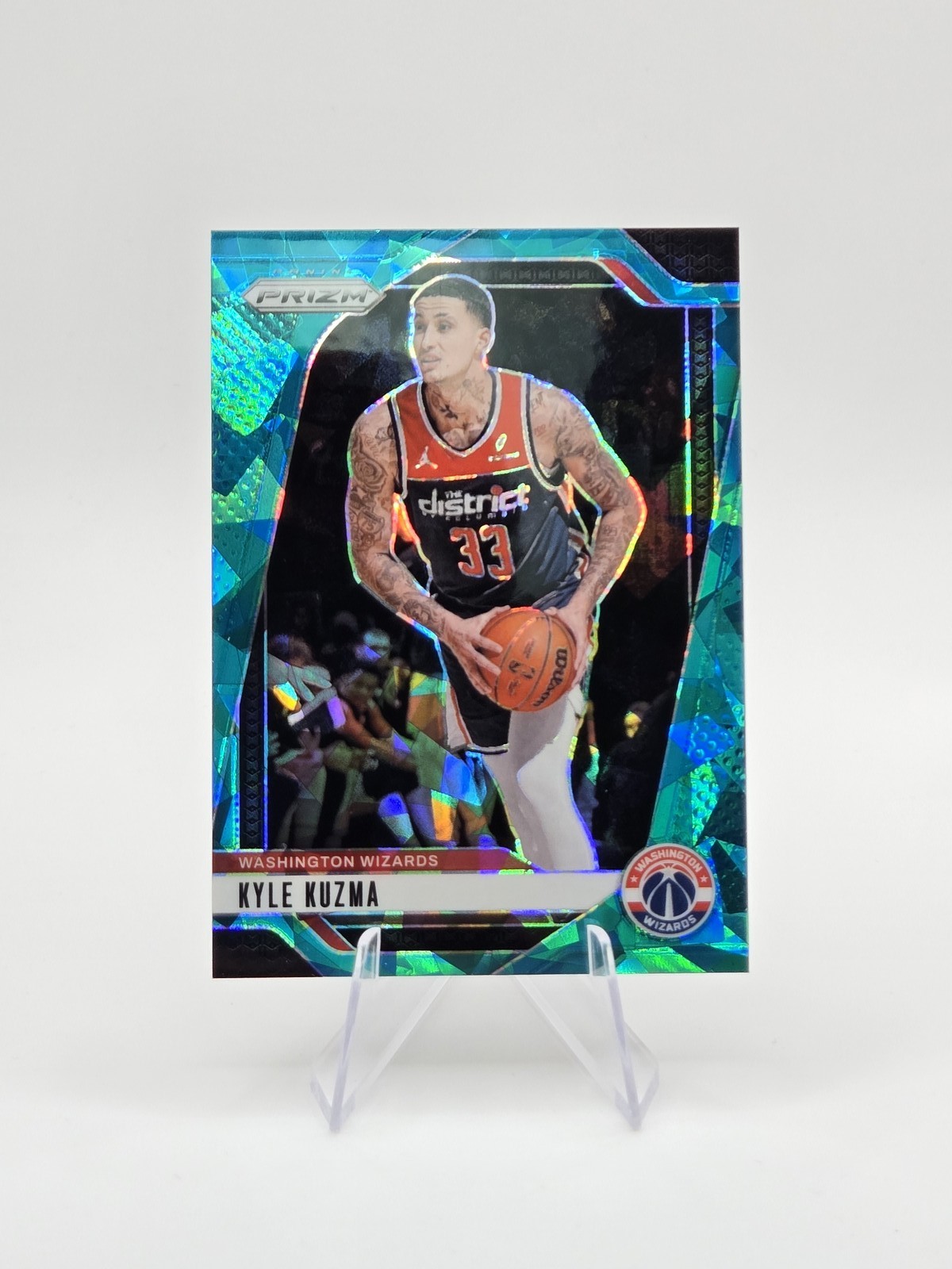 Kyle Kuzma 2024-25 Panini Prizm Teal Ice SP #/225 #150
