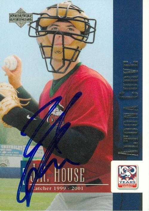 J.R. House autographed Baseball Card (Pittsburgh Pirates) 2001 Upper Deck #90
