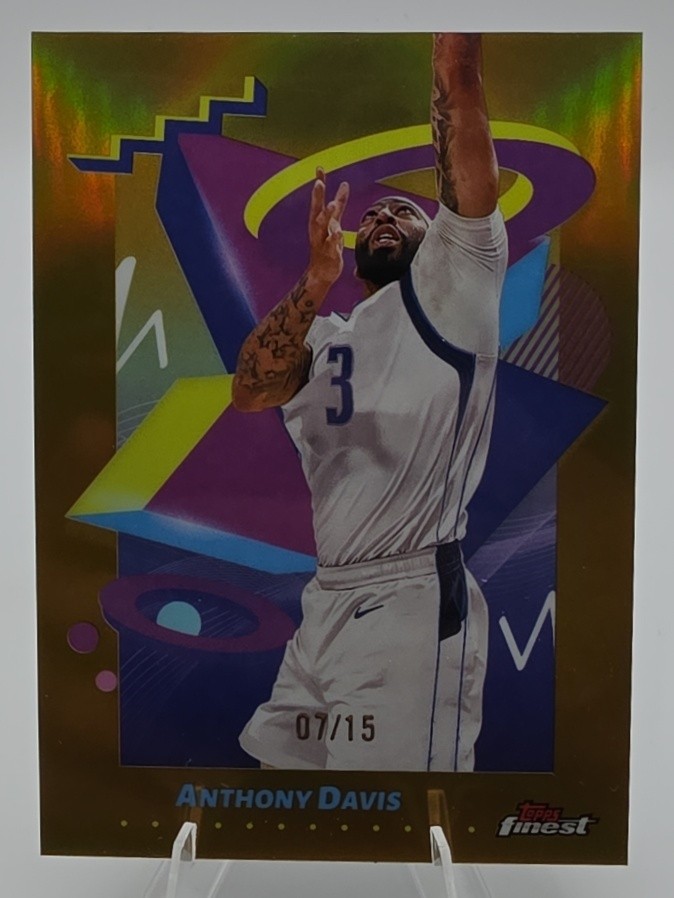 2024-25 Topps Finest Anthony Davis Rare Refractor /15 Dallas Mavericks