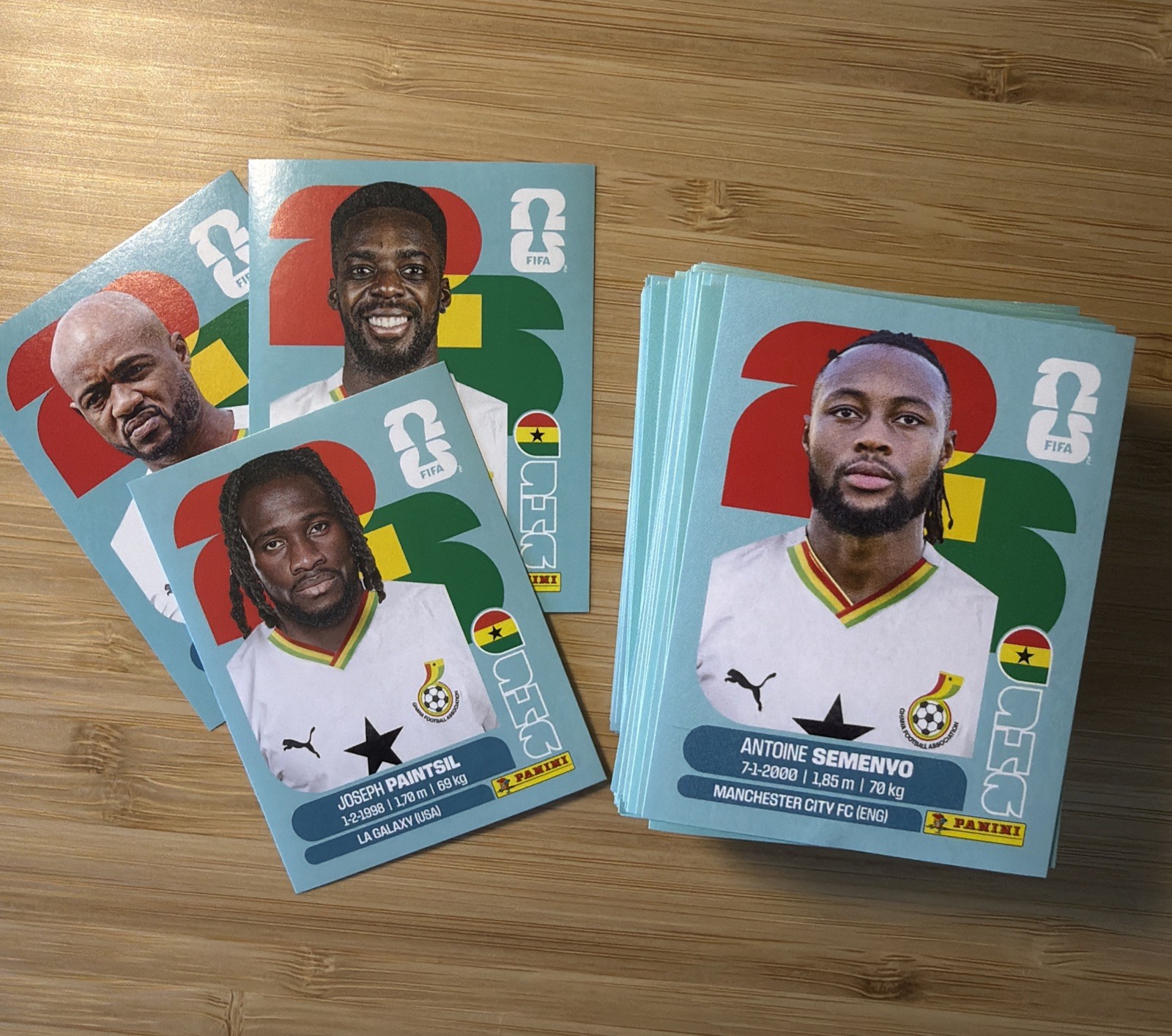 Panini FIFA World Cup 2026 Album – GHANA SINGLE STICKERS – FREE SHIPPING