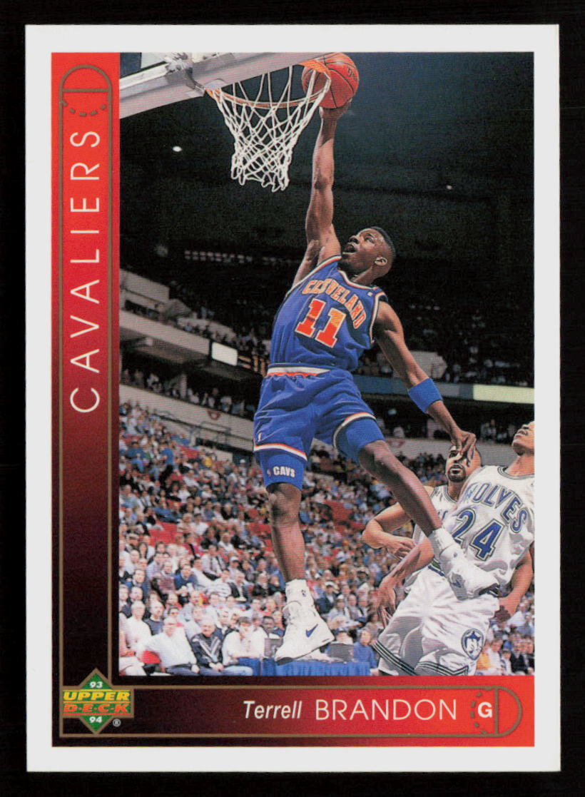 Terrell Brandon 1993-94 Upper Deck #22 Cleveland Cavaliers Basketball Card