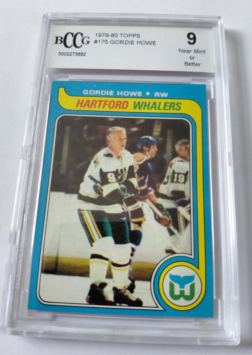 1979 Topps #175 – Gordie Howe HOF Beckett NM 9