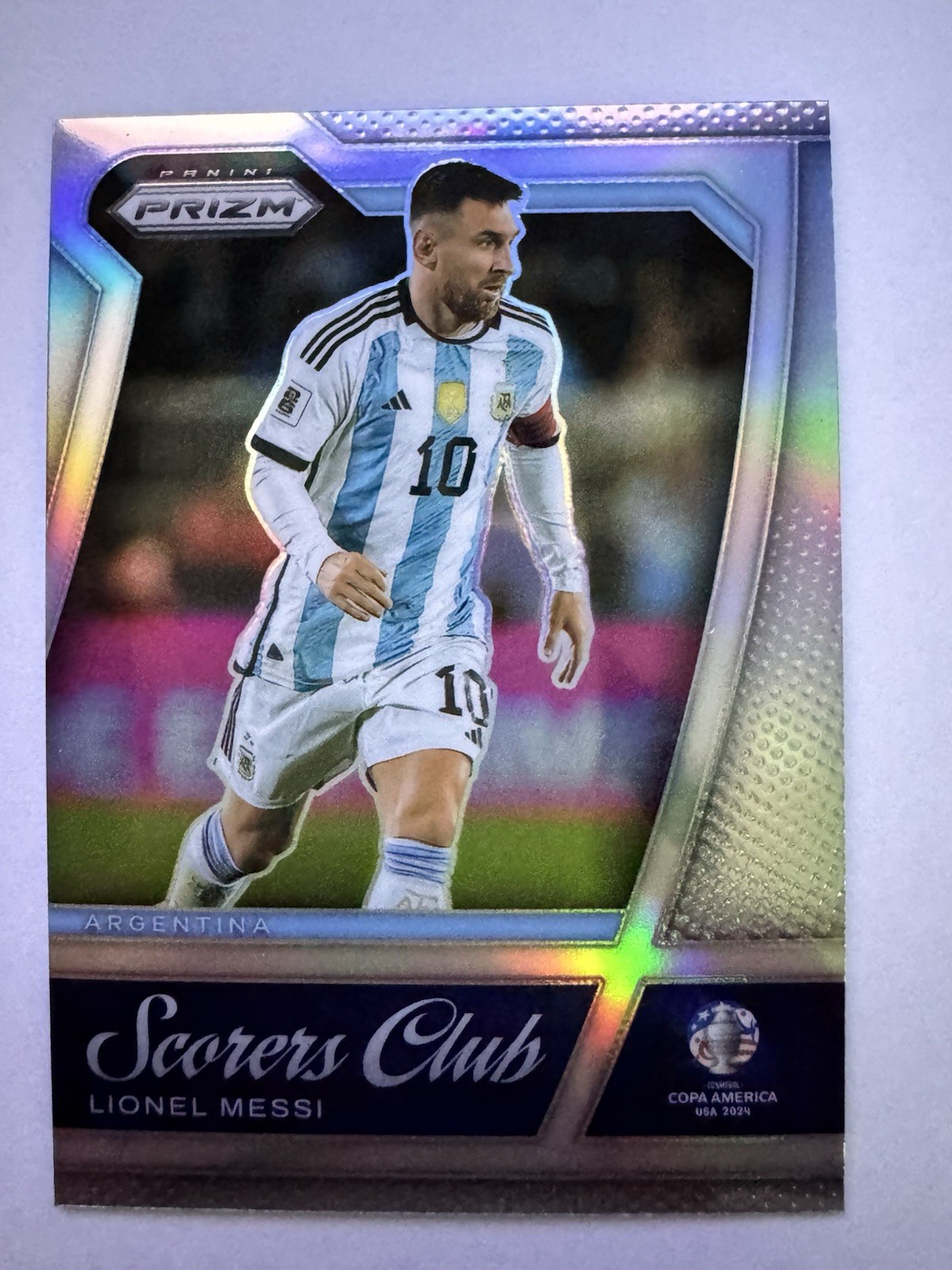 2024 Panini Prizm Copa America – Scorers Club Lionel Messi #1 Silver Prizm