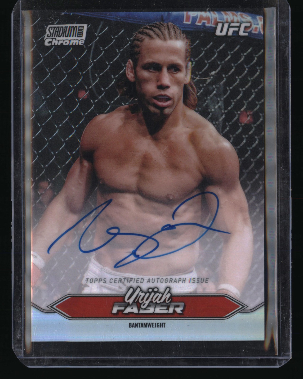 2025 Stadium Club UFC #CAS-UFR Urijah Faber Chrome Autographs