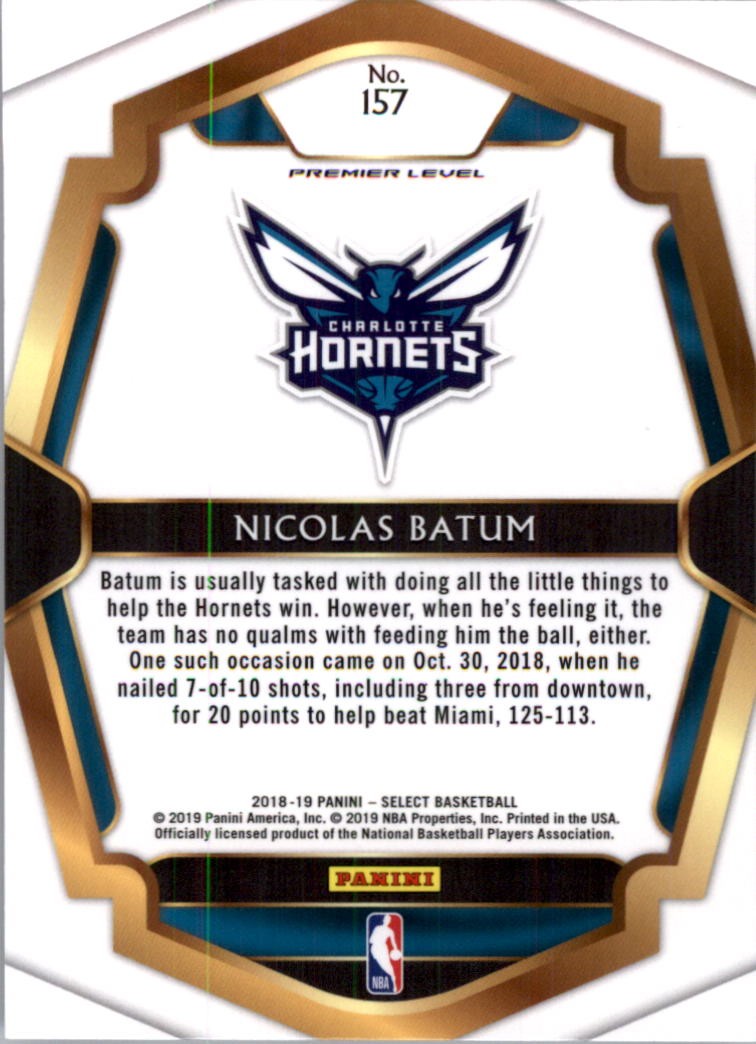 2018-19 Select #157 Nicolas Batum – BSK