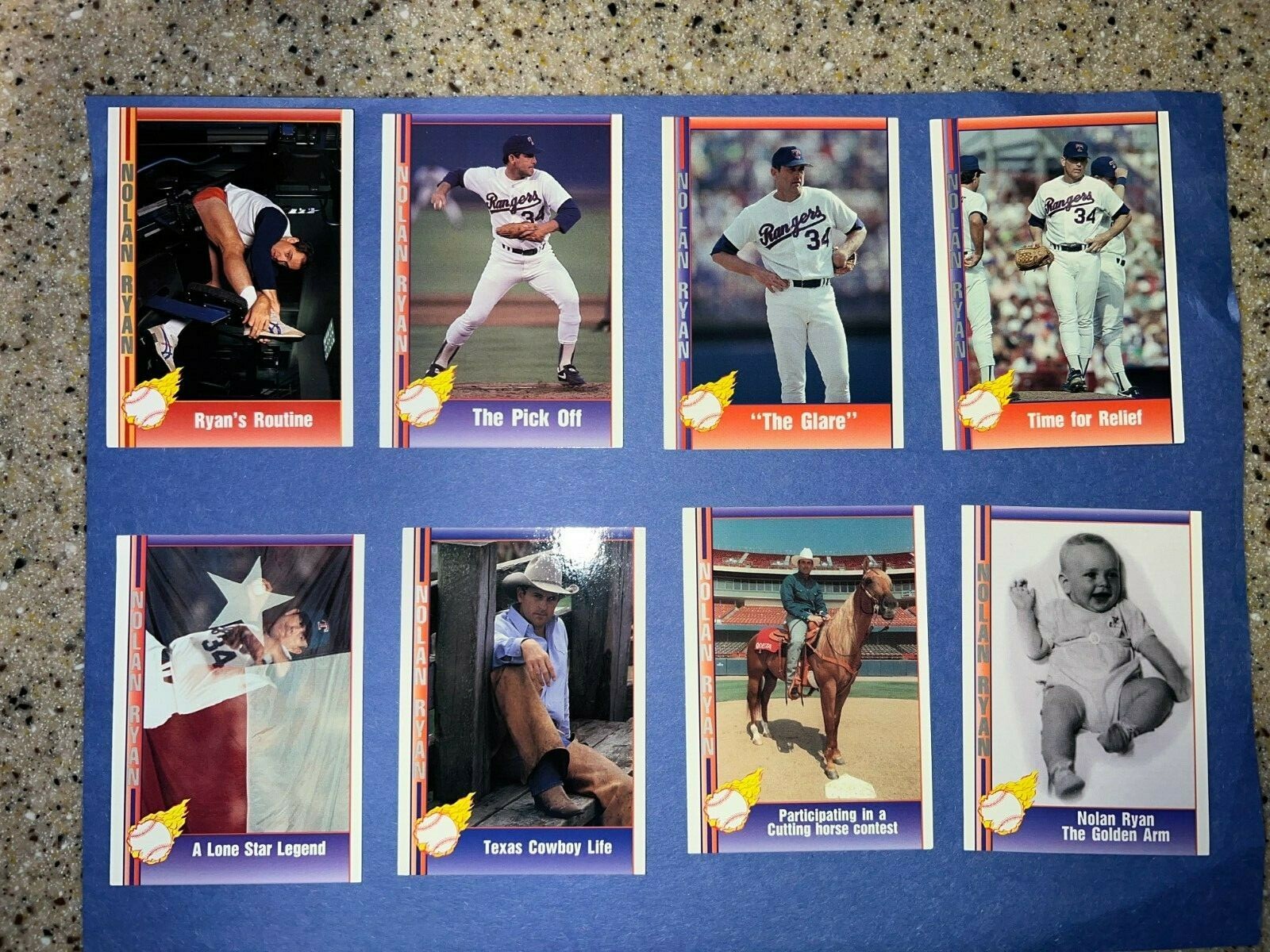 1991 PACIFIC NOLAN RYAN TEXAS EXPRESS BASEBALL CARDS YOU CHOOSE 1-222 MLB CARD