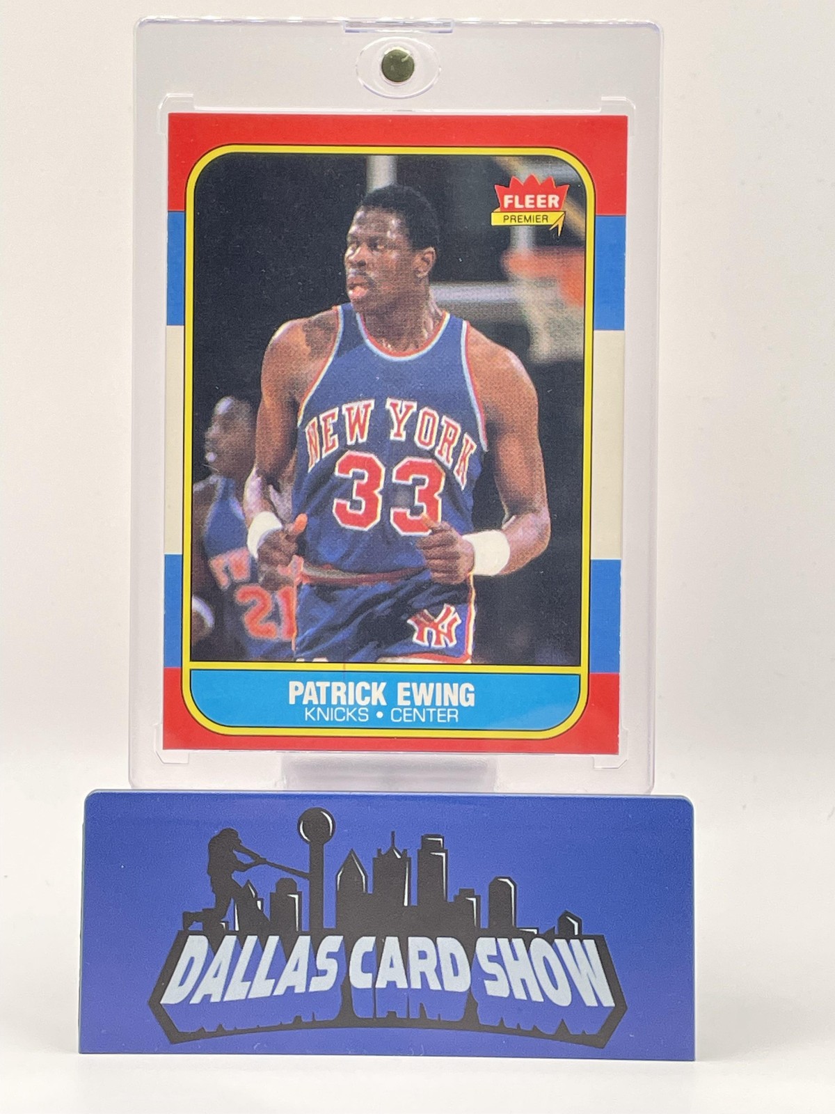 1986-87 Fleer Patrick Ewing Rookie #32 New York Knicks