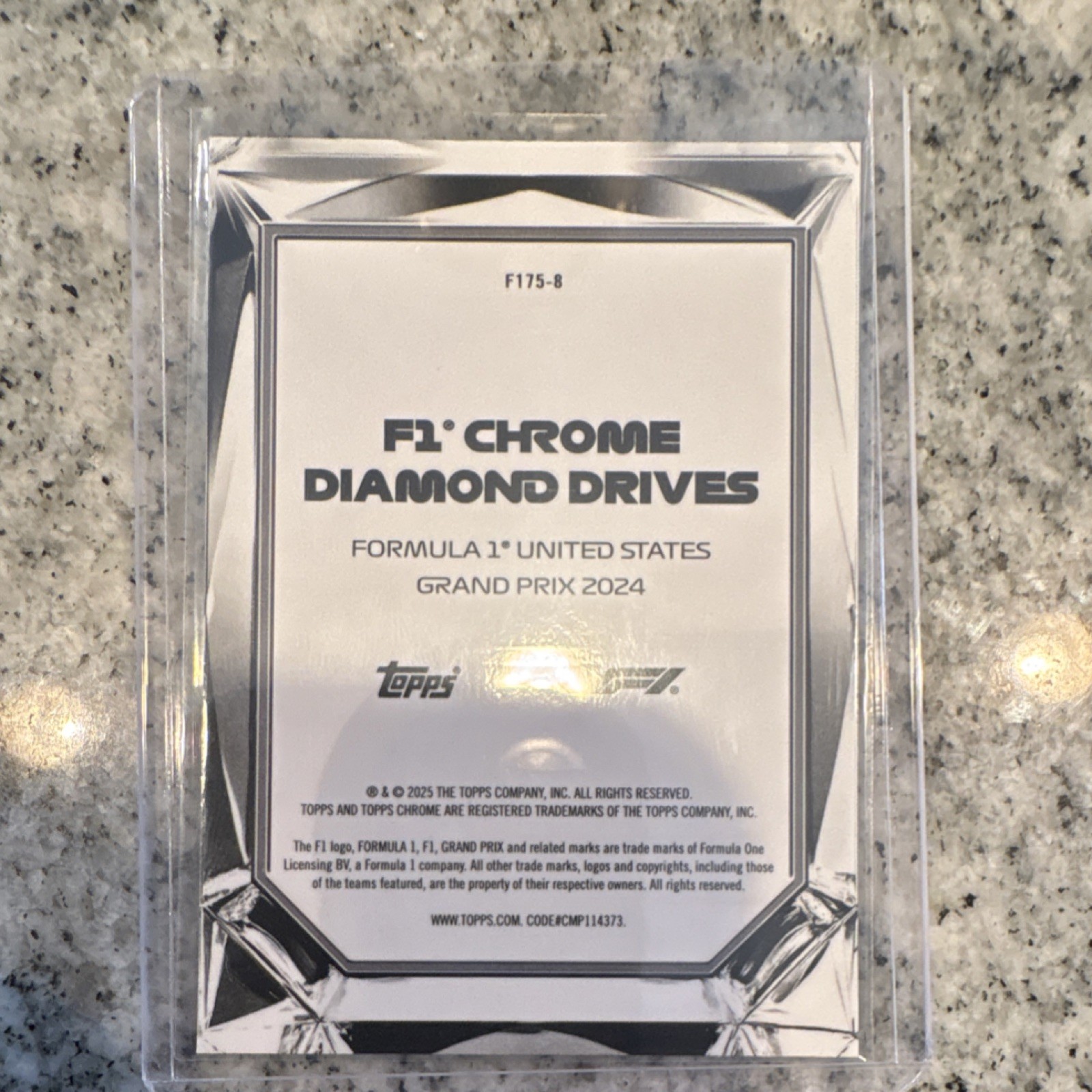 2025 Topps Chrome F1 Diamond Drives F1 Insert #F175-8