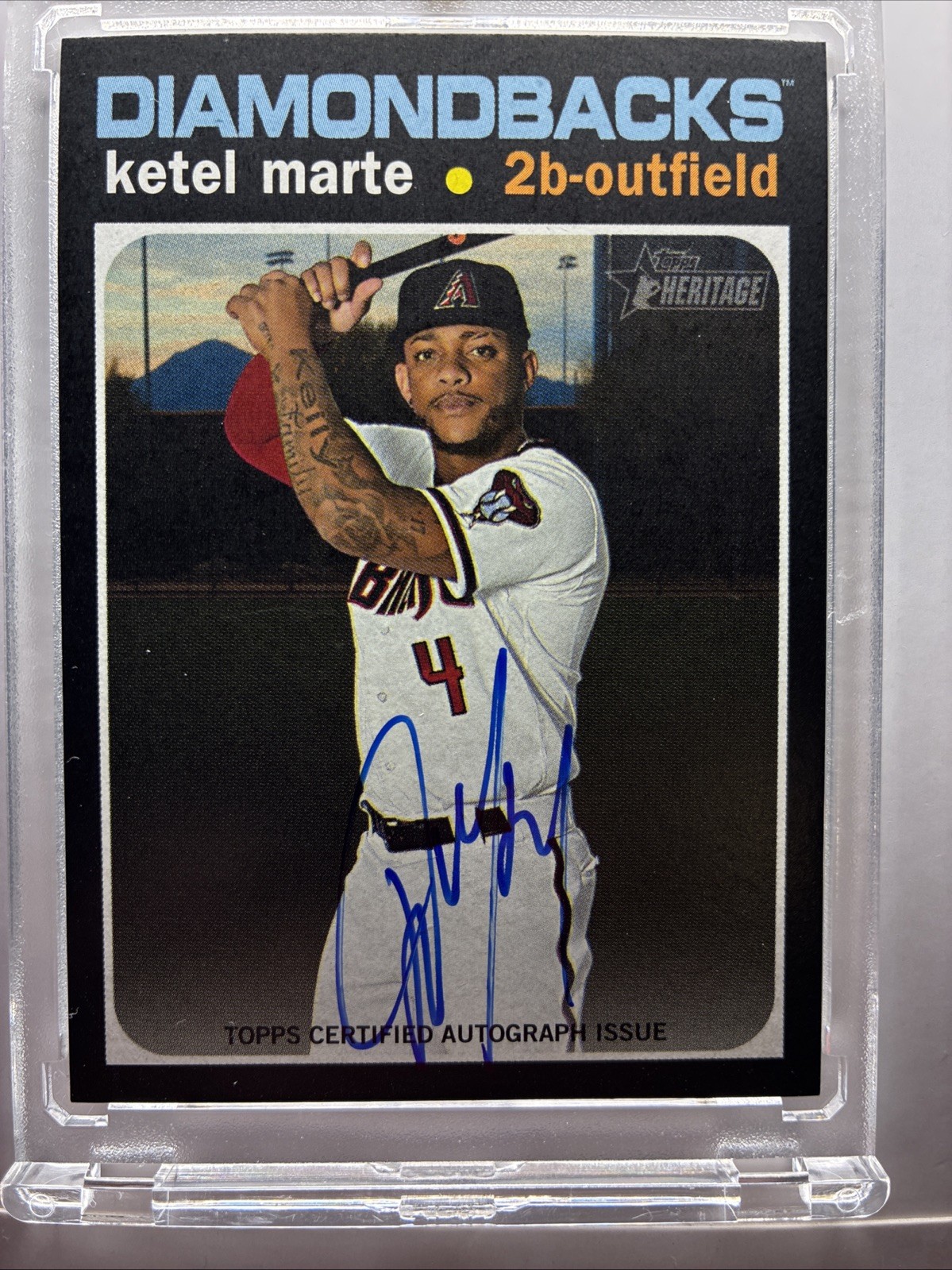 2020 Topps Heritage High Number – Real One Autographs Ketel Marte #ROA-KM (AU)