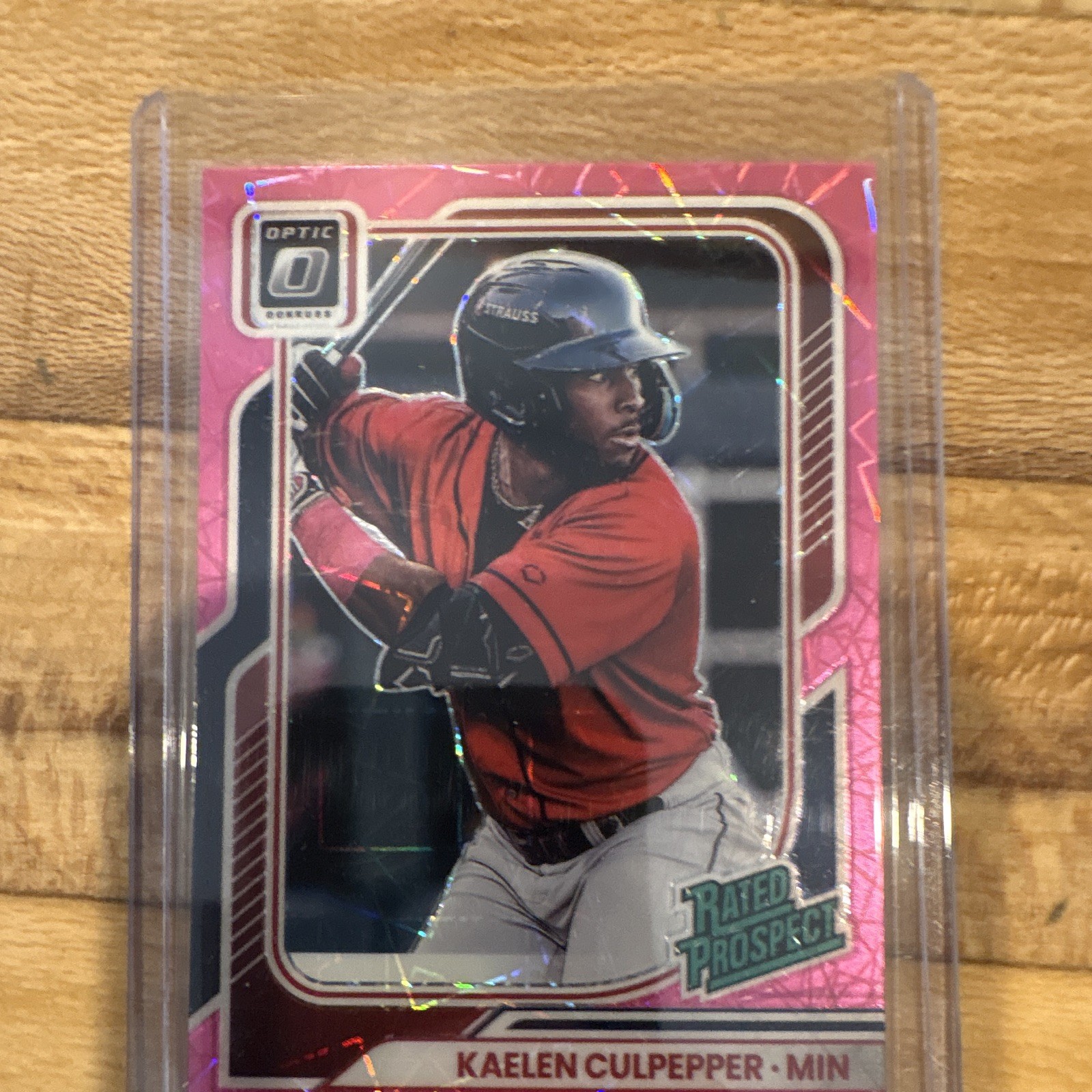 Panini 2026 Donruss Optic Rated Prospect Pink Prizm Kaelen Culpepper #146 68/79