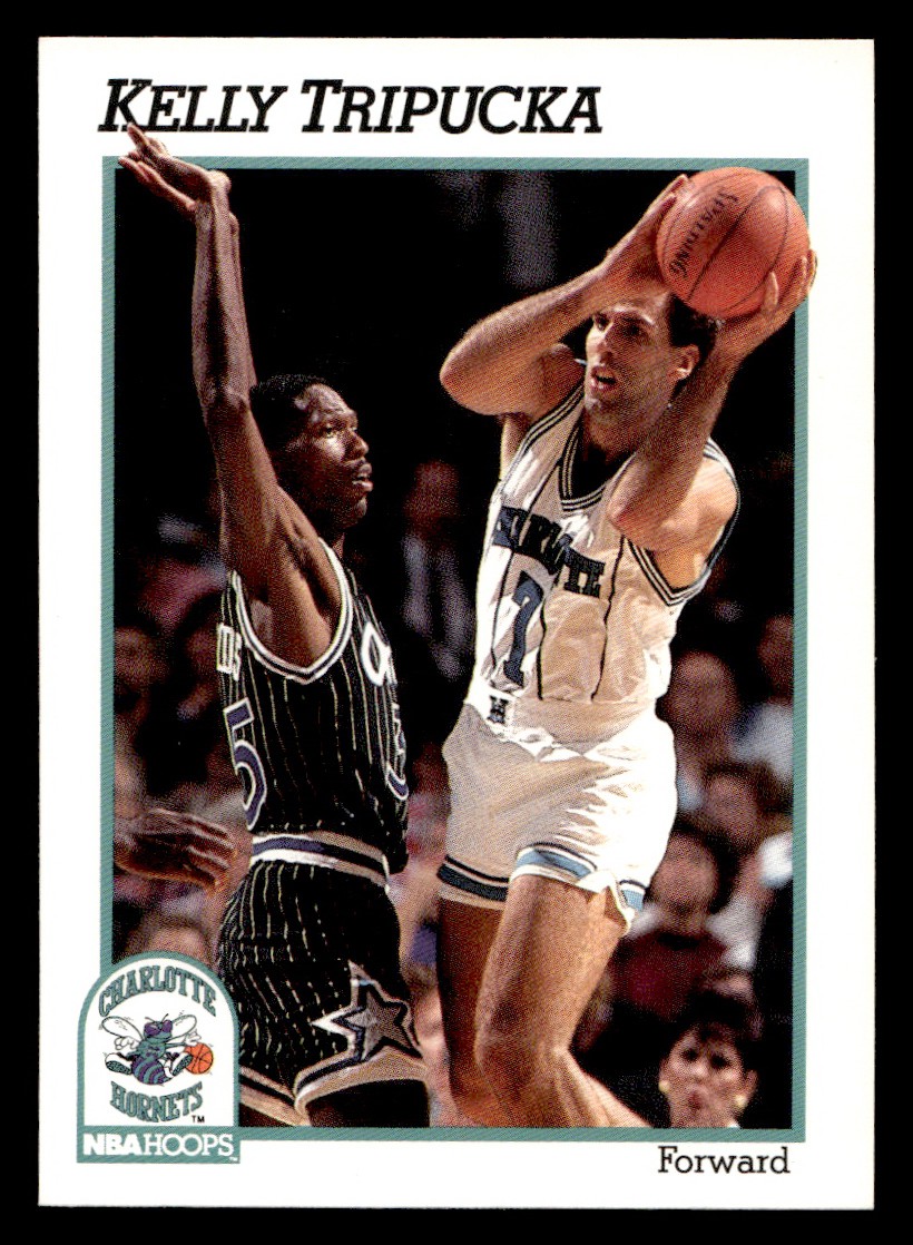 1991-92 NBA Hoops – Kelly Tripucka #25 Basketball Sports Card Raw Trading Card