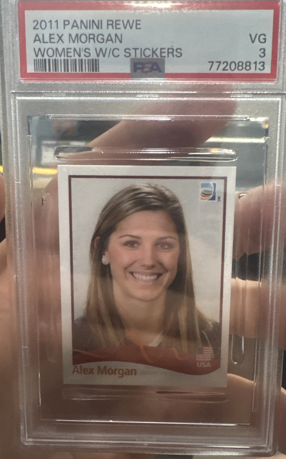 2011 Sticker Alex Morgan Psa 3