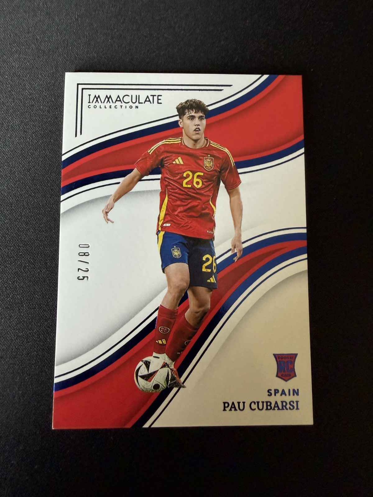 2023-24 Panini Immaculate Collection – Pau Cubarsi Sapphire /25 RC