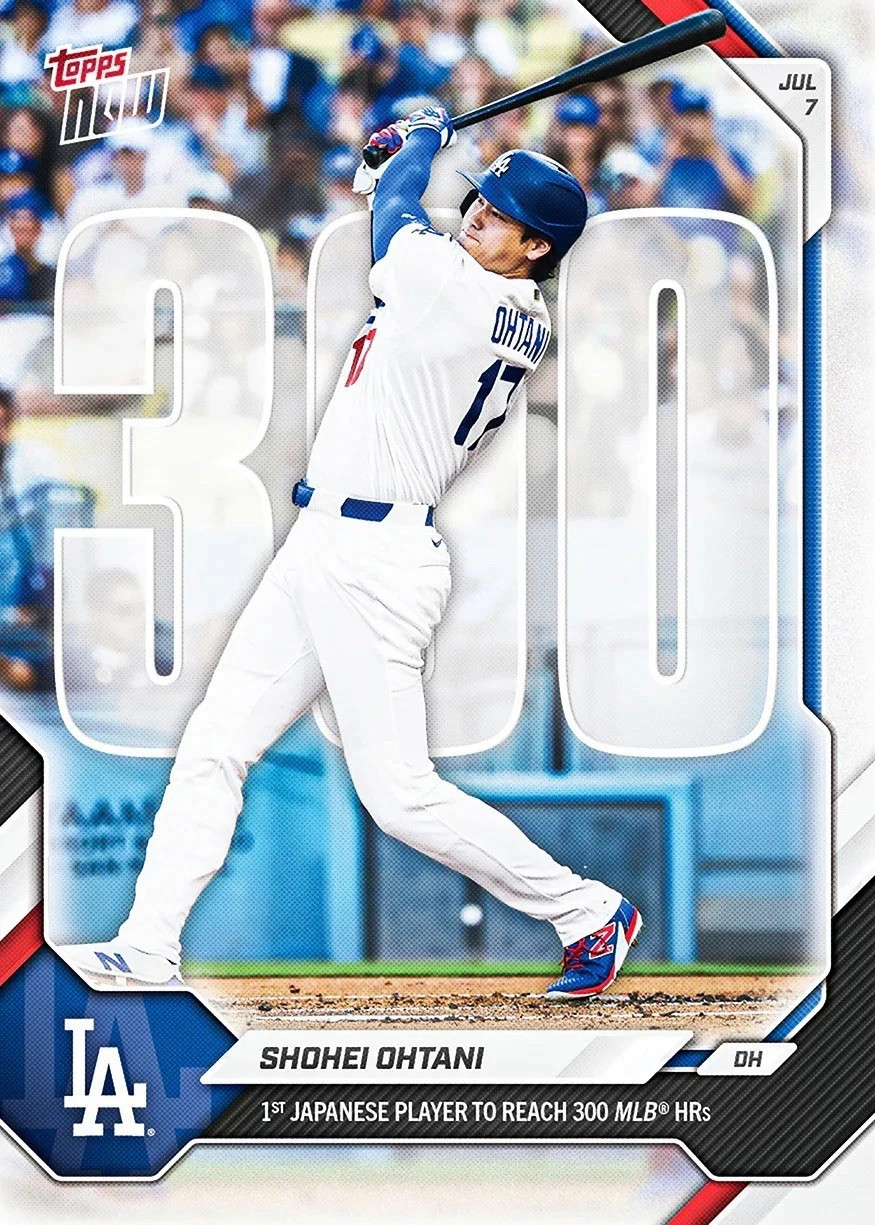 2026 MLB Topps NOW® – Shohei Ohtani – 300th Home Run – Card 428 – Presale