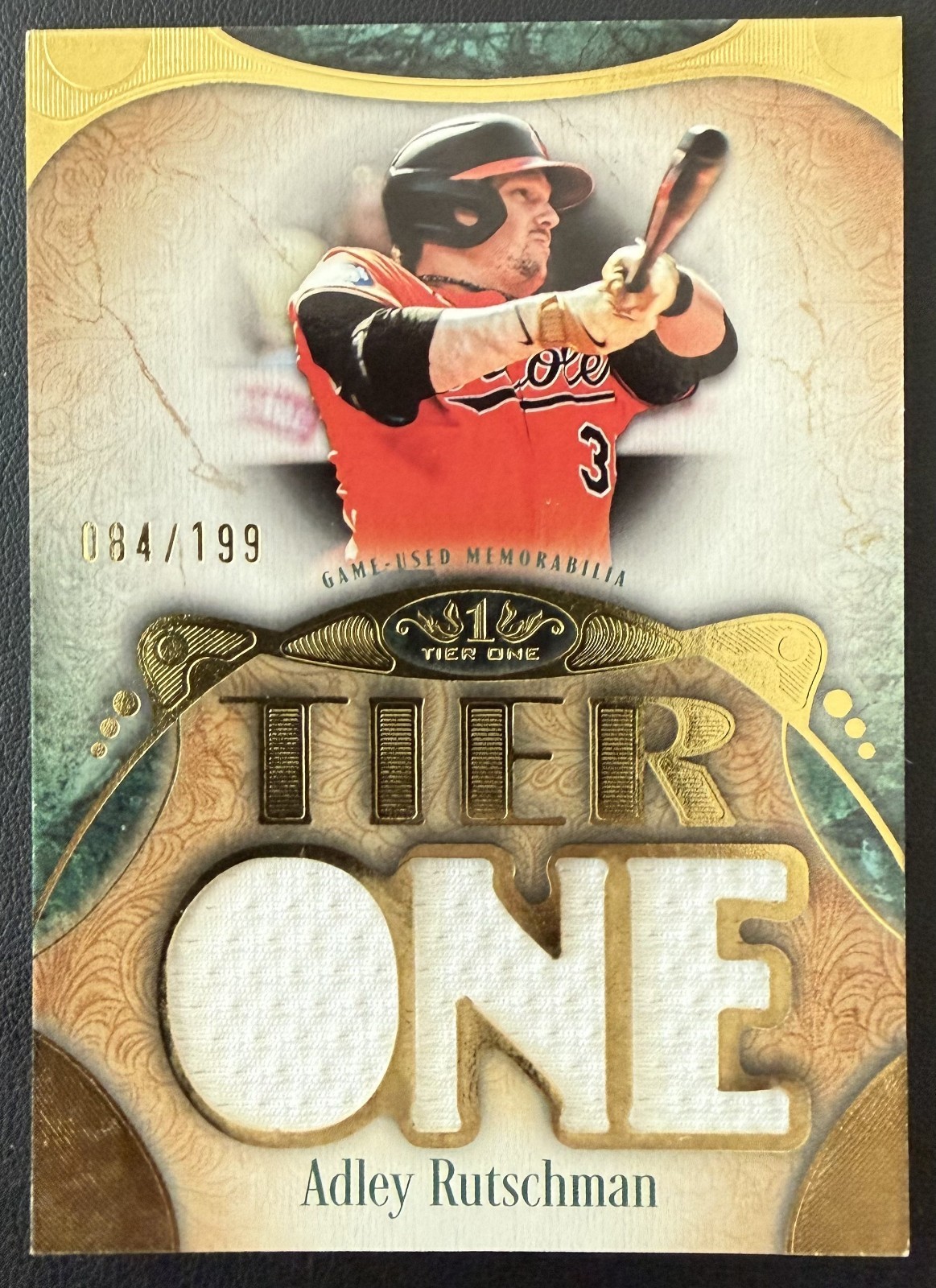 Adley Rutschman 2026 Topps Tier One Die-Cut Relic /199 Orioles #T1RD-AR