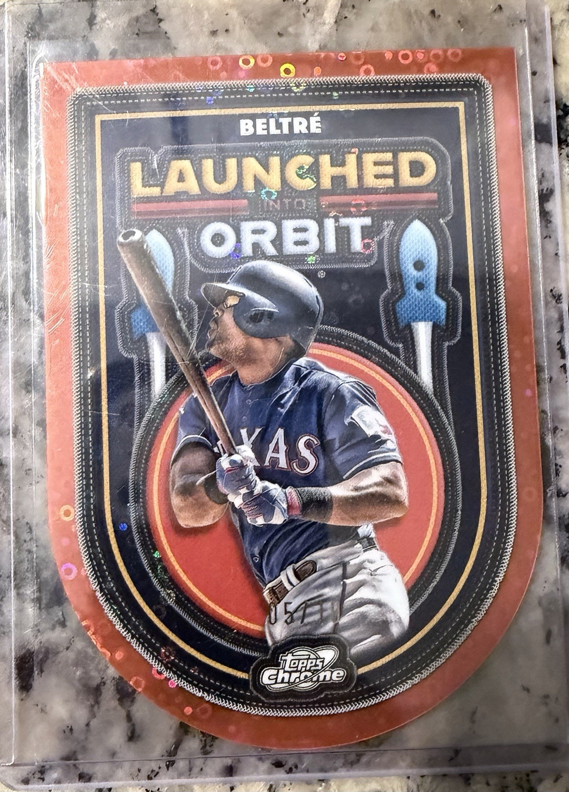 Topps 2025 Cosmic Chrome Launched Into Orbit Adrian Beltre LIO-22 Texas Rangers