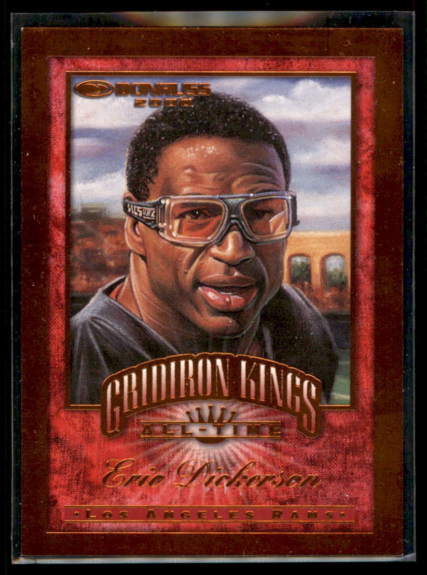 2000 Donruss Gridiron Kings Eric Dickerson GK-6 Los Angeles Rams #2322/2500
