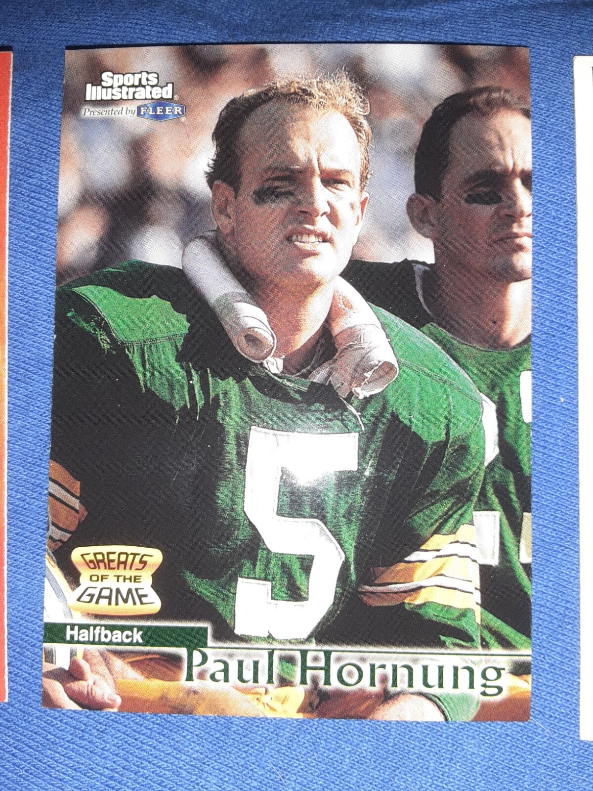 1999 Fleer Sports Illustrated Greats of the Game Paul Hornung #32 HOF MVP NFL EX