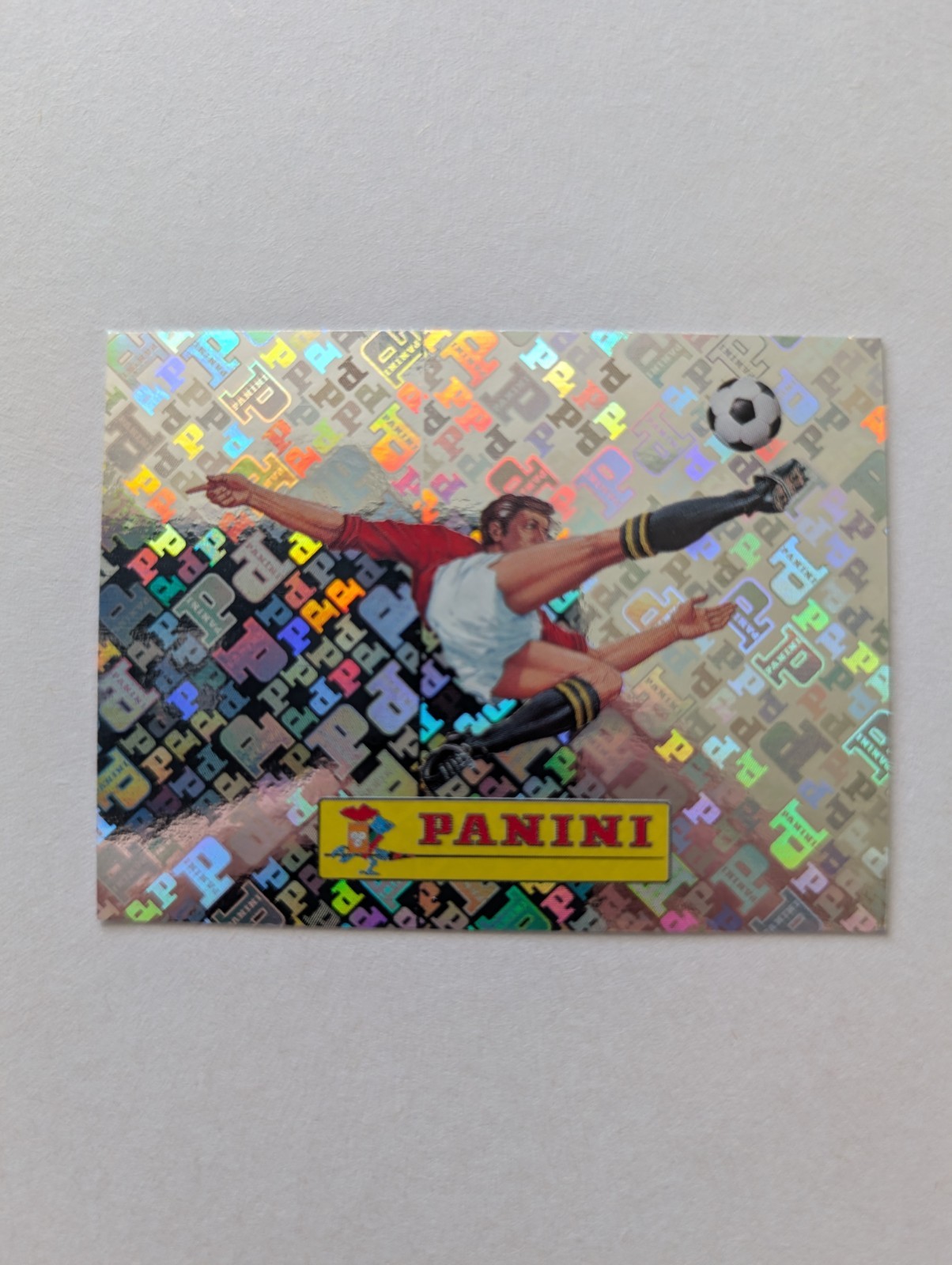 2026 Panini World Cup Sticker Panini Logo #00 Factory Error Miss-Cut Foil