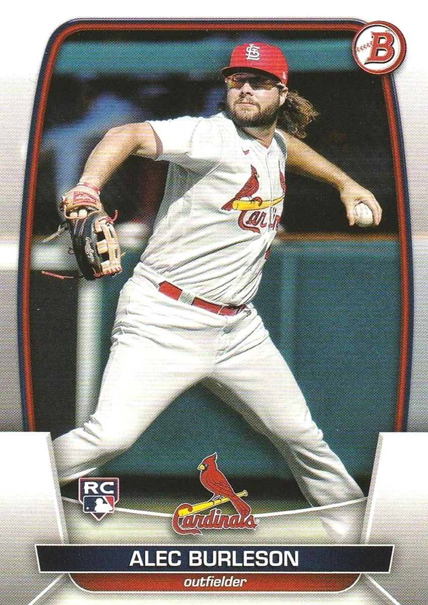 2023 Bowman #47 Alec Burleson RC St. Louis Cardinals
