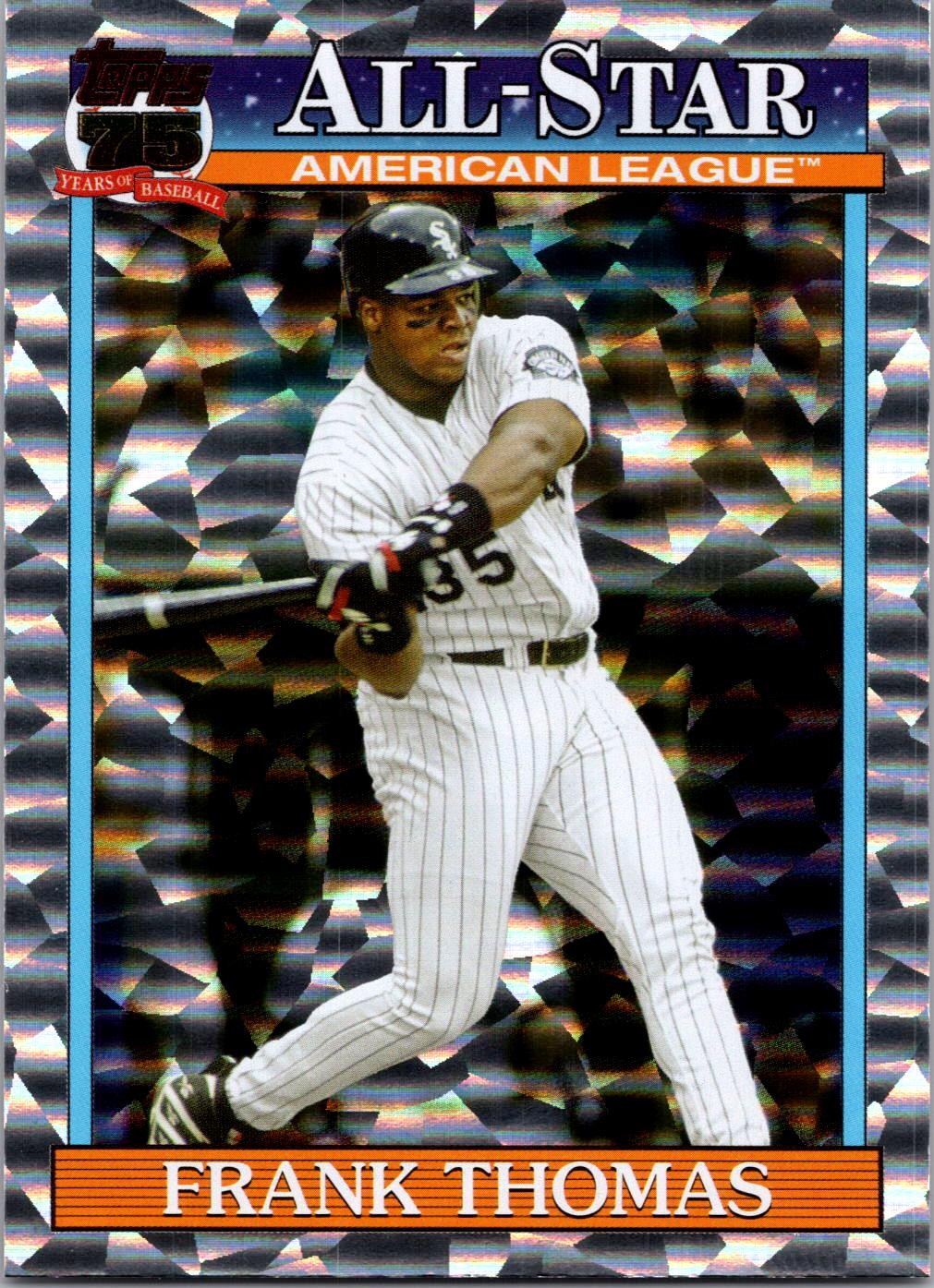 2026 Topps Series 2 Silver Crackle Foil Frank Thomas All-Star #91AS-33 White Sox