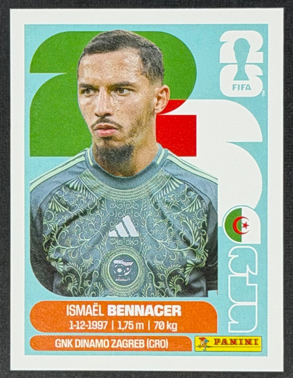 Panini FIFA World Cup 2026 Sticker ALG8 Ismael Bennacer – Algeria