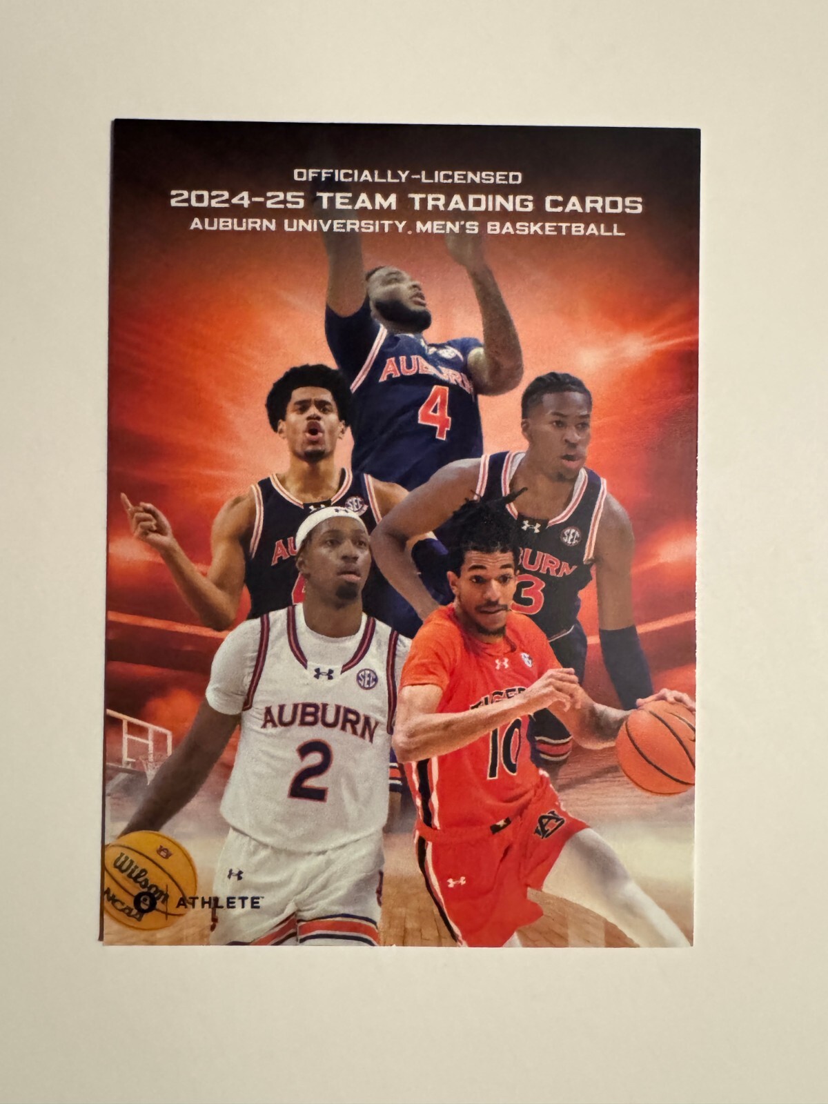2024-25 Onit AUBURN TIGERS basketball base singles – choose from list