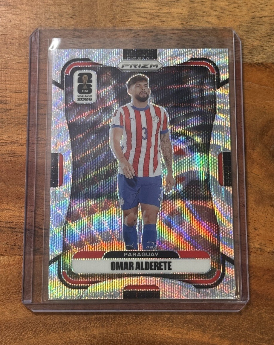 2026 Panini Prizm FIFA World Cup Omar Alderete Wave Prizm #346 Paraguay