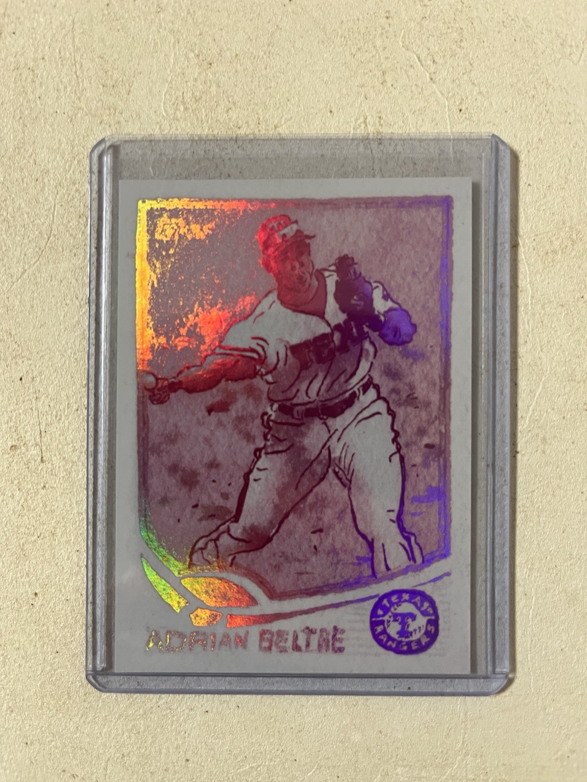 Adrian Beltre Bubblegum Foil 2025 Topps Shoebox Treasure Andy Friedman Rangers
