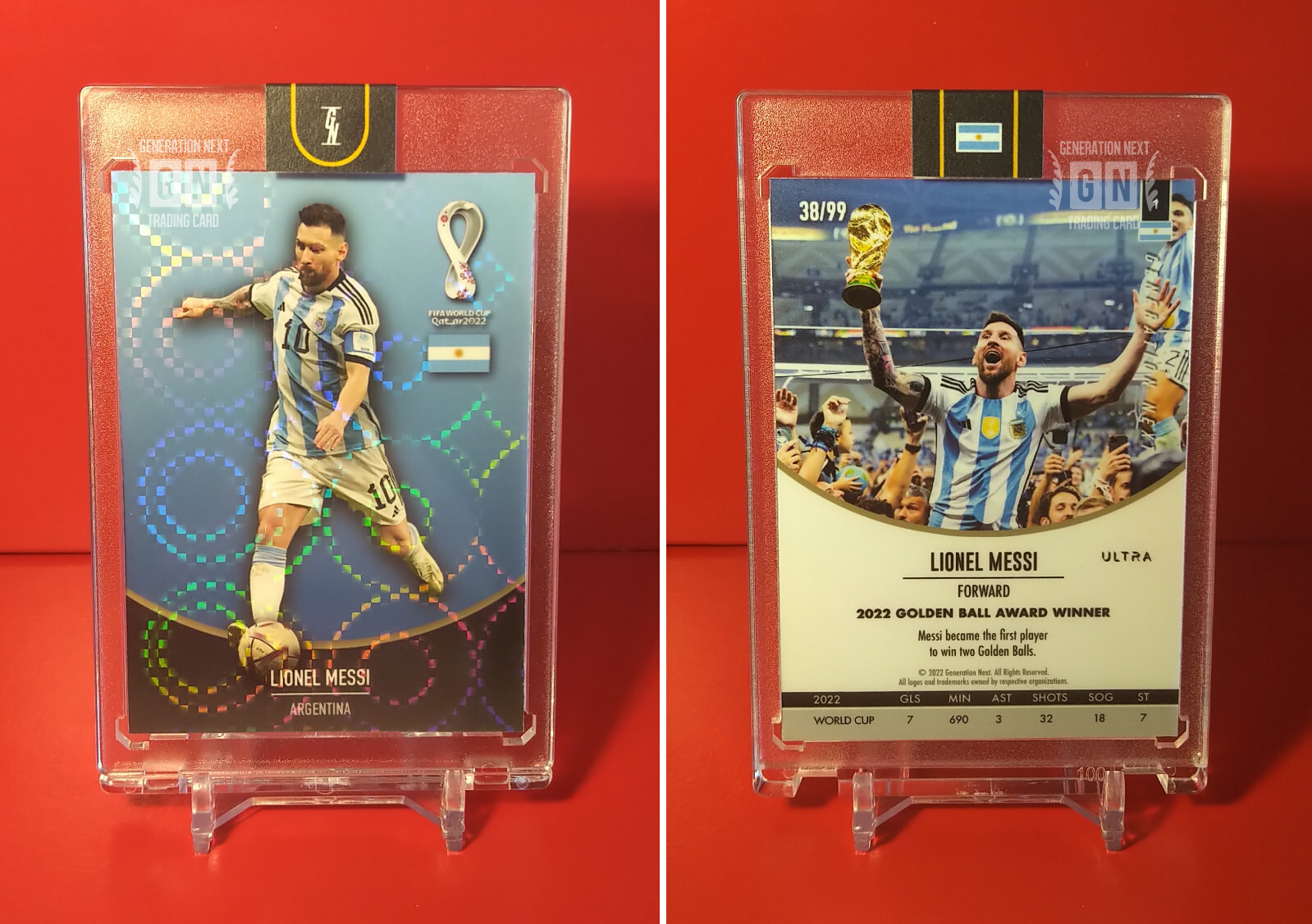 Lionel Messi / World Cup Champion BLUE /Argentina/ Focus / Generation Next / 99