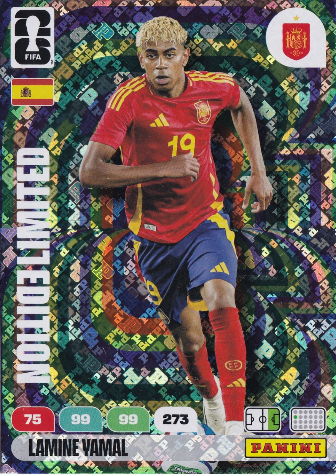 Panini FIFA World Cup Adrenalyn 2026 No. Lamine Yamal Limited Edition XXL Card