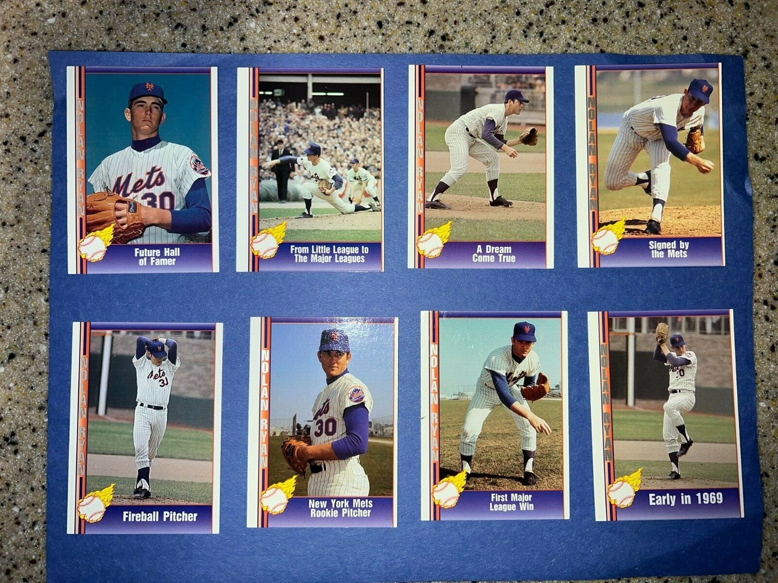1991 PACIFIC NOLAN RYAN TEXAS EXPRESS BASEBALL CARDS YOU CHOOSE 1-222 MLB CARD