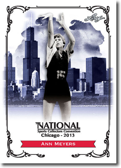 ANN MEYERS DRYSDALE 2013 Leaf National Convention PROMO Olympic Basketball Card