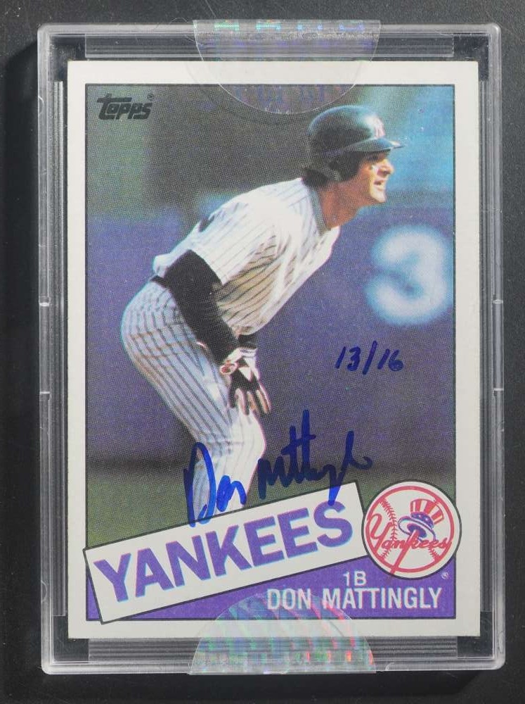 2004 Topps Originals Don Mattingly 1985 #665 Autograph Auto /16 Yankees DZ2409