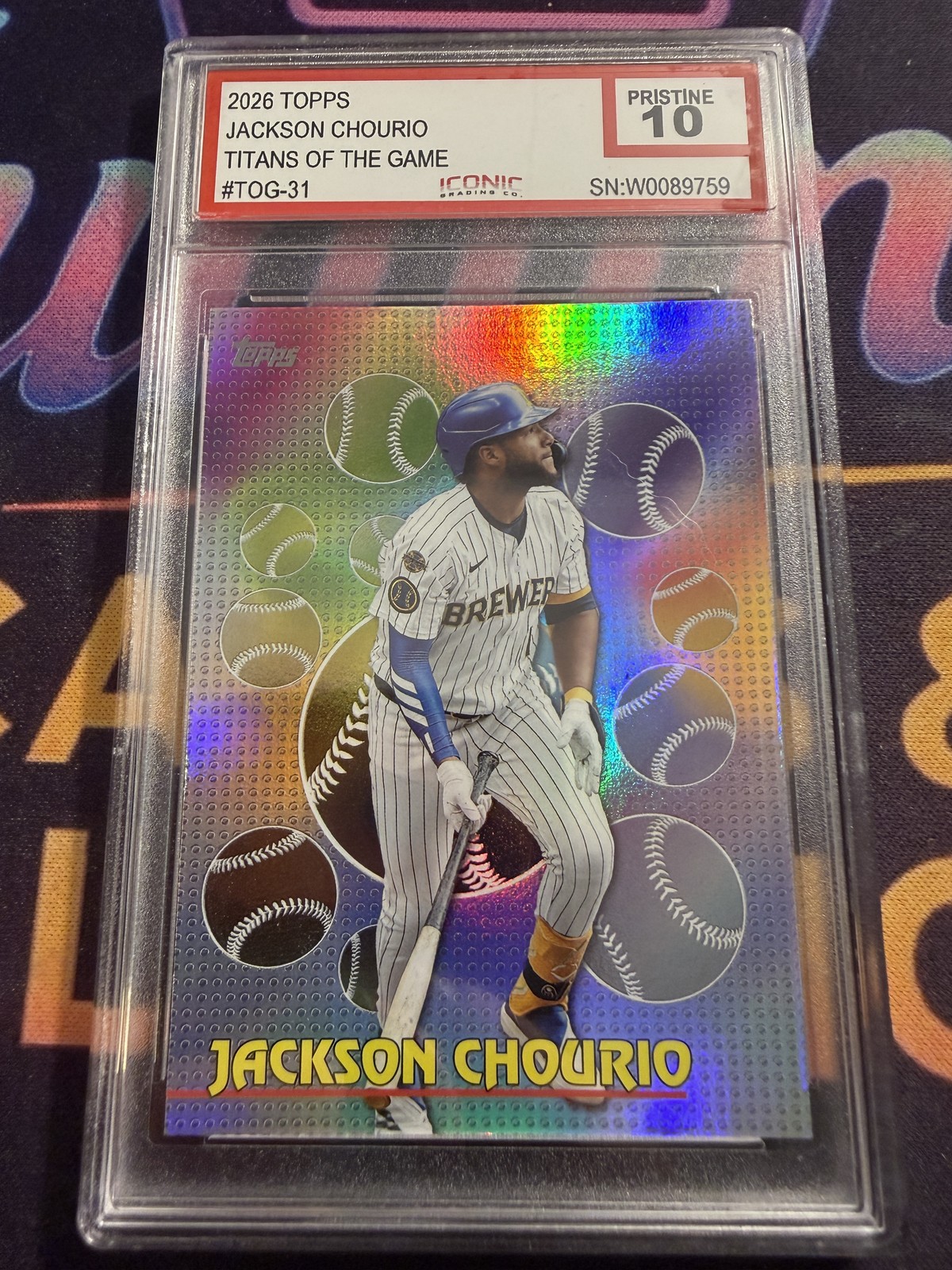 2026 Topps #TOG-31 Jackson Chourio Titans of the Game Other 10