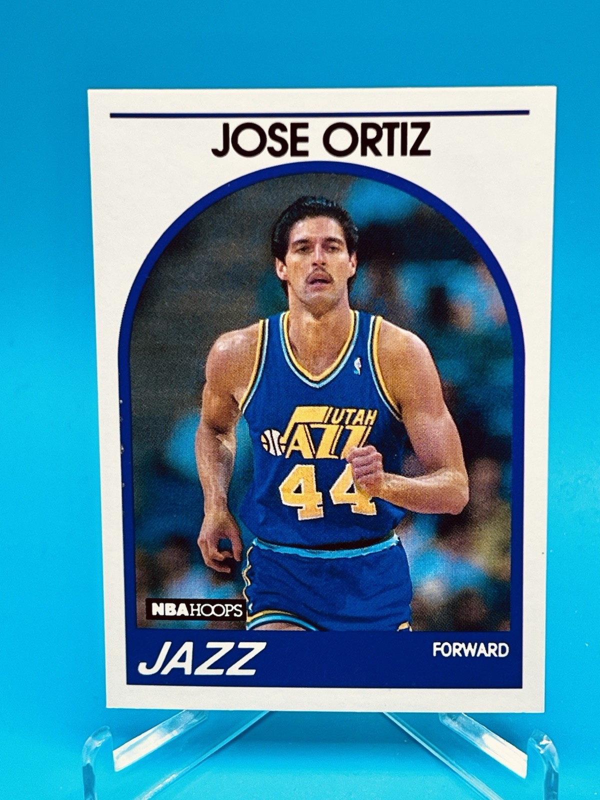 NBA Hoops 1989-90 Jose Ortiz Utah Jazz #223 Rookie RC Base Set Mint