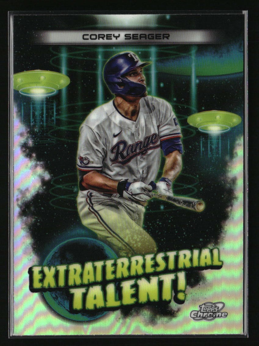 2023 Topps Cosmic Chrome Extraterrestrial Talent Corey Seager #ET-19 Rangers