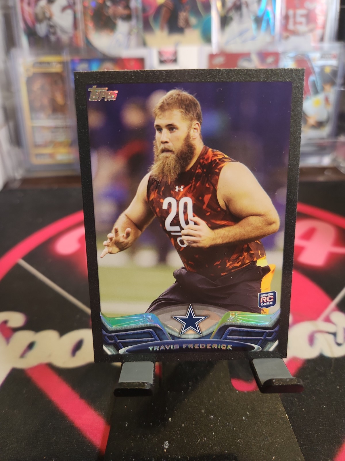 2013 Topps – Travis Frederick #249 Black Border /58 (RC)